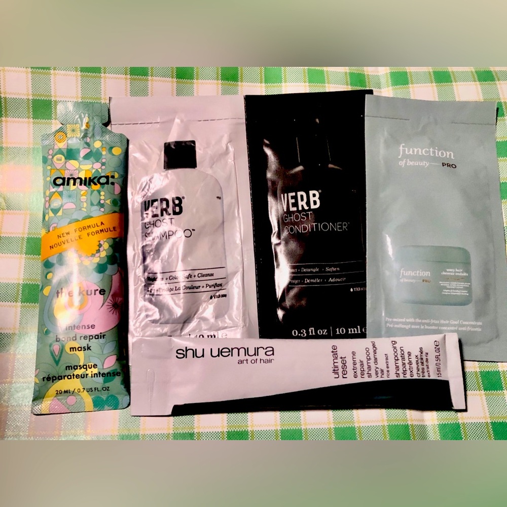 Hair Care Bundle Amika, Verb, Shu Uemura, Function of Beauty Pro